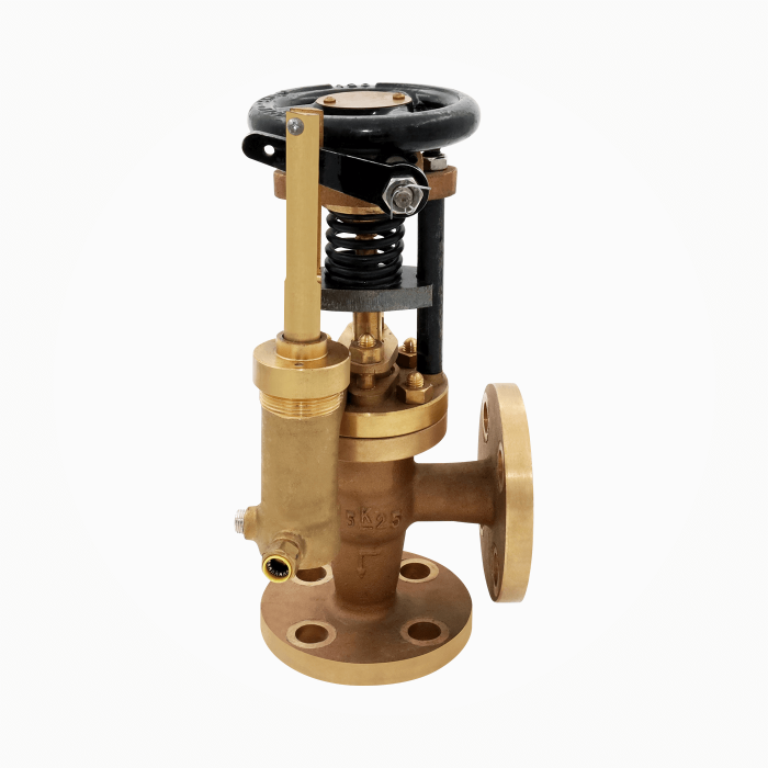 quick closing valve angle bronze jis 5k